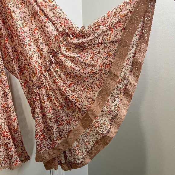 NWT Free People Lola Printed Kimono Size M - Picture 5 of 10